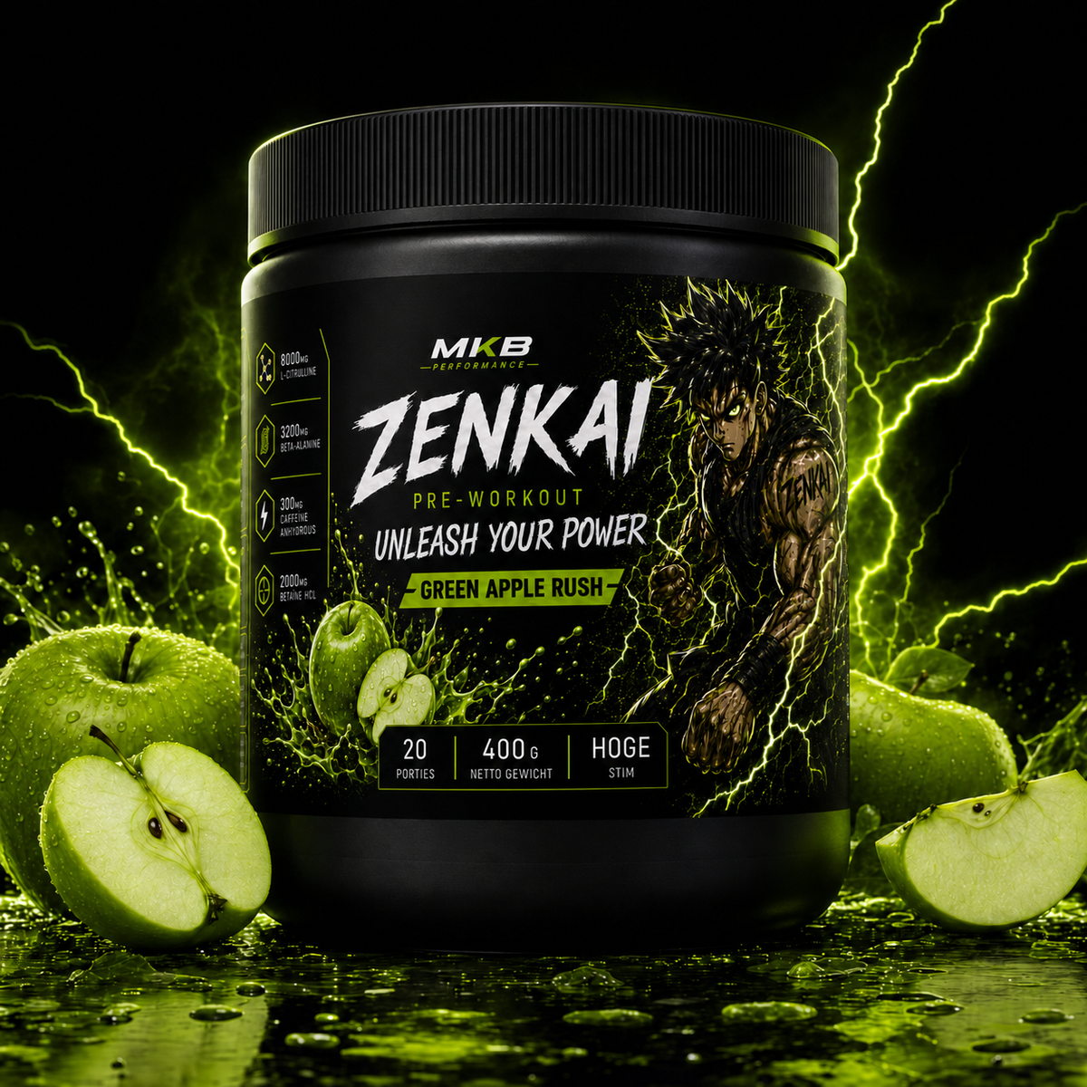 zenkai green apple rush